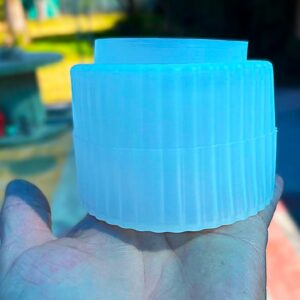 molde de silicona maseta acanalada