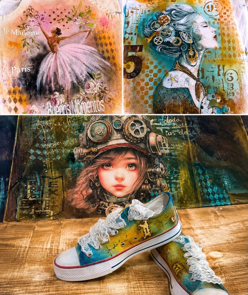 clase online 2: decoupage textil
